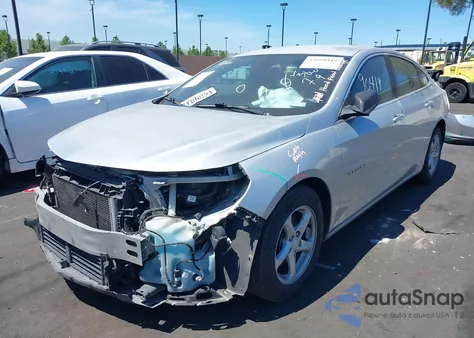 2017 Chevrolet Malibu Ls z USA, uszkodzony, nr VIN 1G1ZB5ST6HF166093